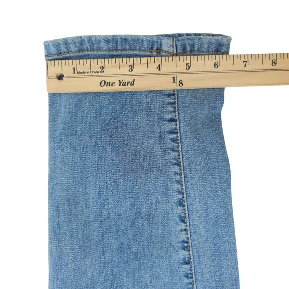 Torrid Distressed Ripped Jeans Womens Size 14R Mid Rise Stretch Skinny Denim - Picture 6 of 14